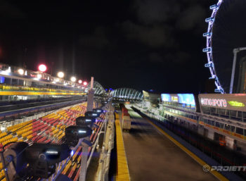 Singapore 2017 proiettori per il gran premio di Formula 1