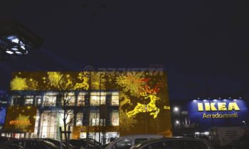 Proiezioni Natalizie per centri commerciali - Ikea Arredamenti