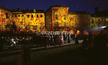 Proiezioni decorative pittoriche a tema medievale