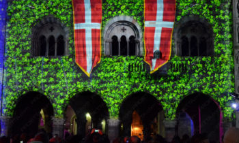 Proiezioni decorative a tema medievale