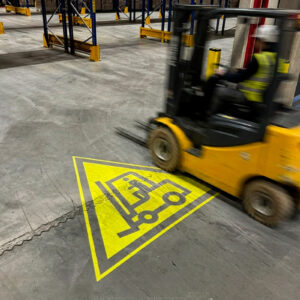 Segnaletica industriale a proiezione