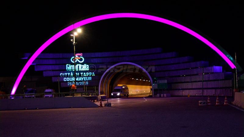Proiettori a led per proiezioni architetturali