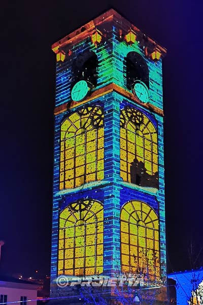 Video Mapping Natalizi su campanili