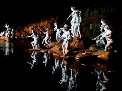 Gemapte verlichting van monumenten - Reggia di Caserta (Italië)