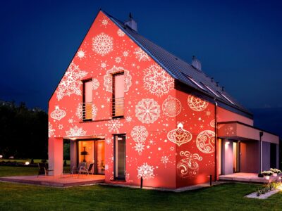 Kerstmis projectoren: dynamische sneeuwvlok effecten
